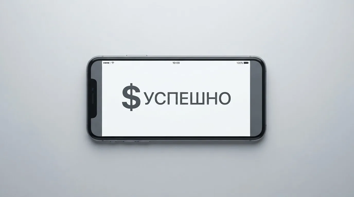 Телефон с экраном перевода стейблкоина